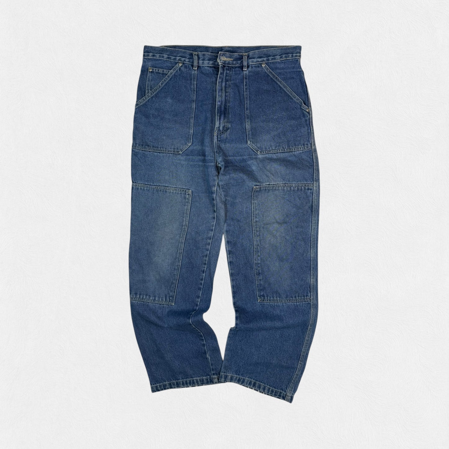 Baggy fit double knee carpenter jeans (W36)