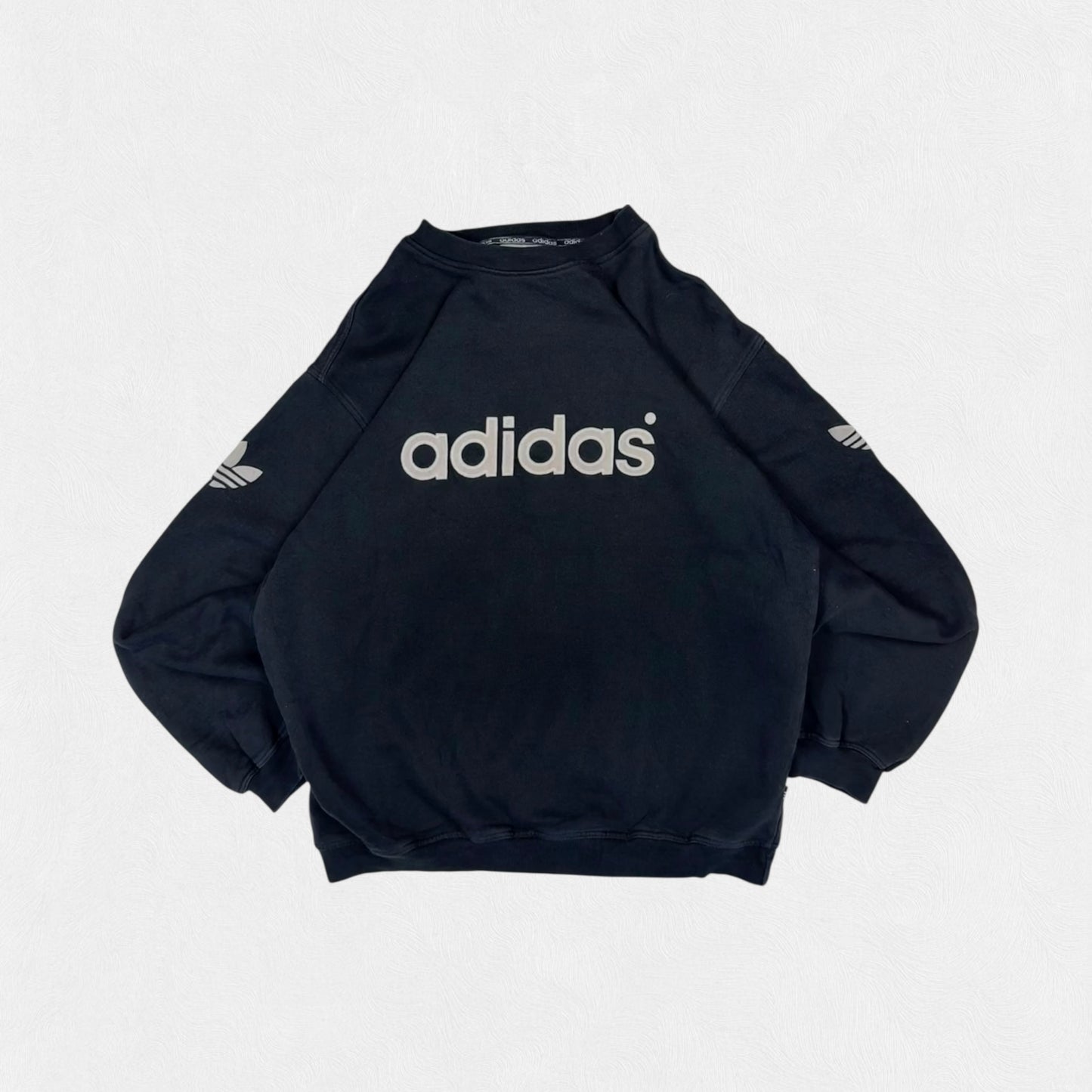 Vintage 90s Adidas originals spell out sweatshirt (L)