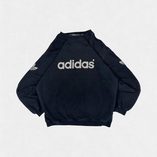 Vintage 90s Adidas originals spell out sweatshirt (L)