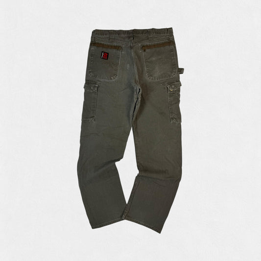 Wrangler Riggs baggy double knee carpenter pants (W34)