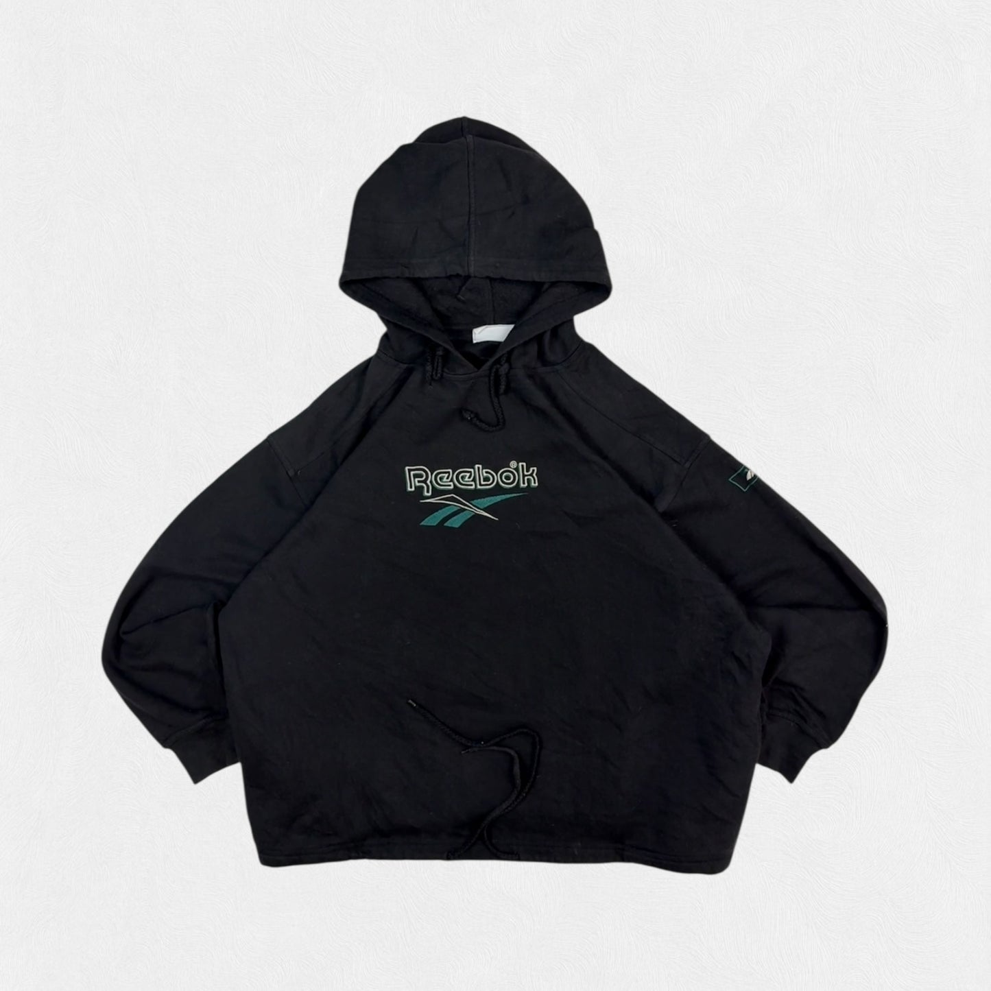 Vintage 90s Reebok spell out hoodie (XL)