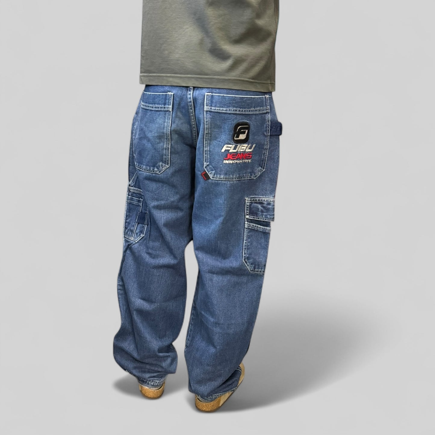 Vintage FUBU baggy carpenter denim jeans (W32)