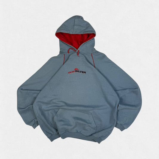 Vintage Y2K Quiksilver spell out hoodie (L)