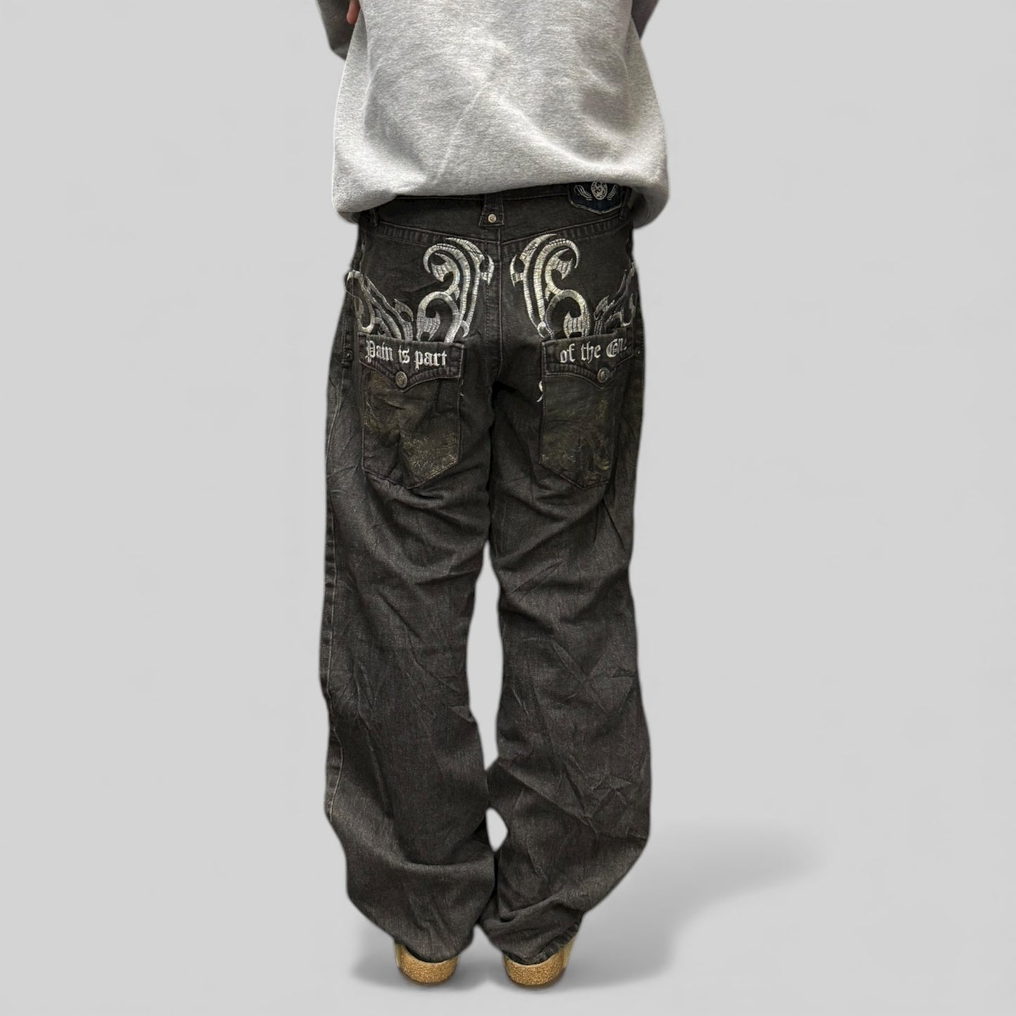 Vintage Y2K baggy hip hop jeans (W34)