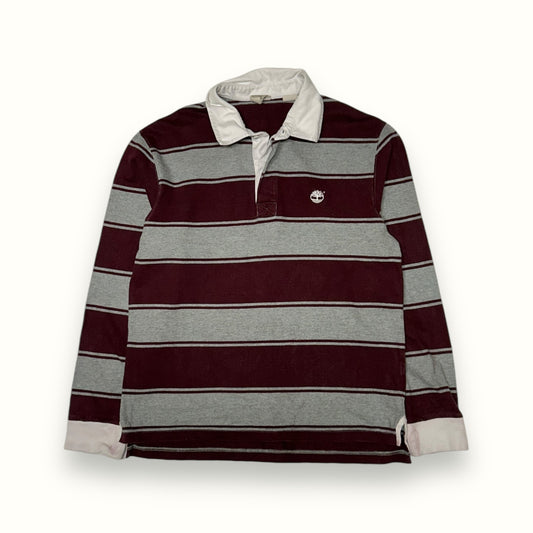 Vintage Timberland striped rugby polo (L)