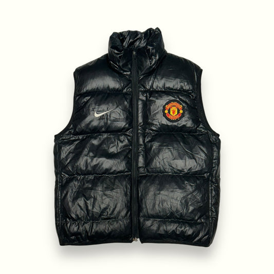 Vintage Manchester United Nike gilet puffer jacket (L)