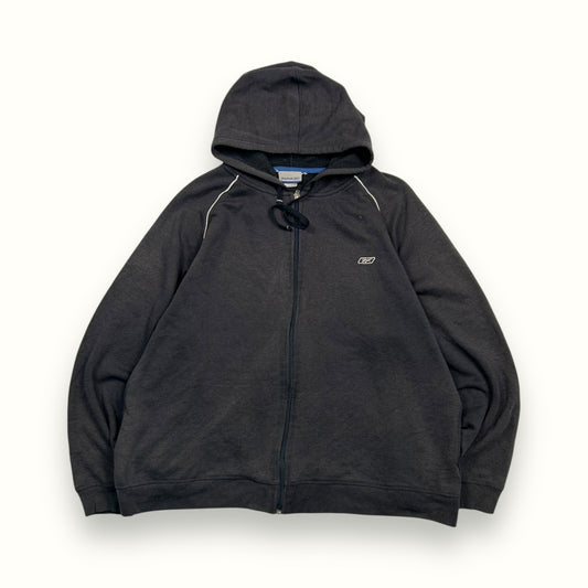 Vintage Reebok small logo full zip hoodie (XL)