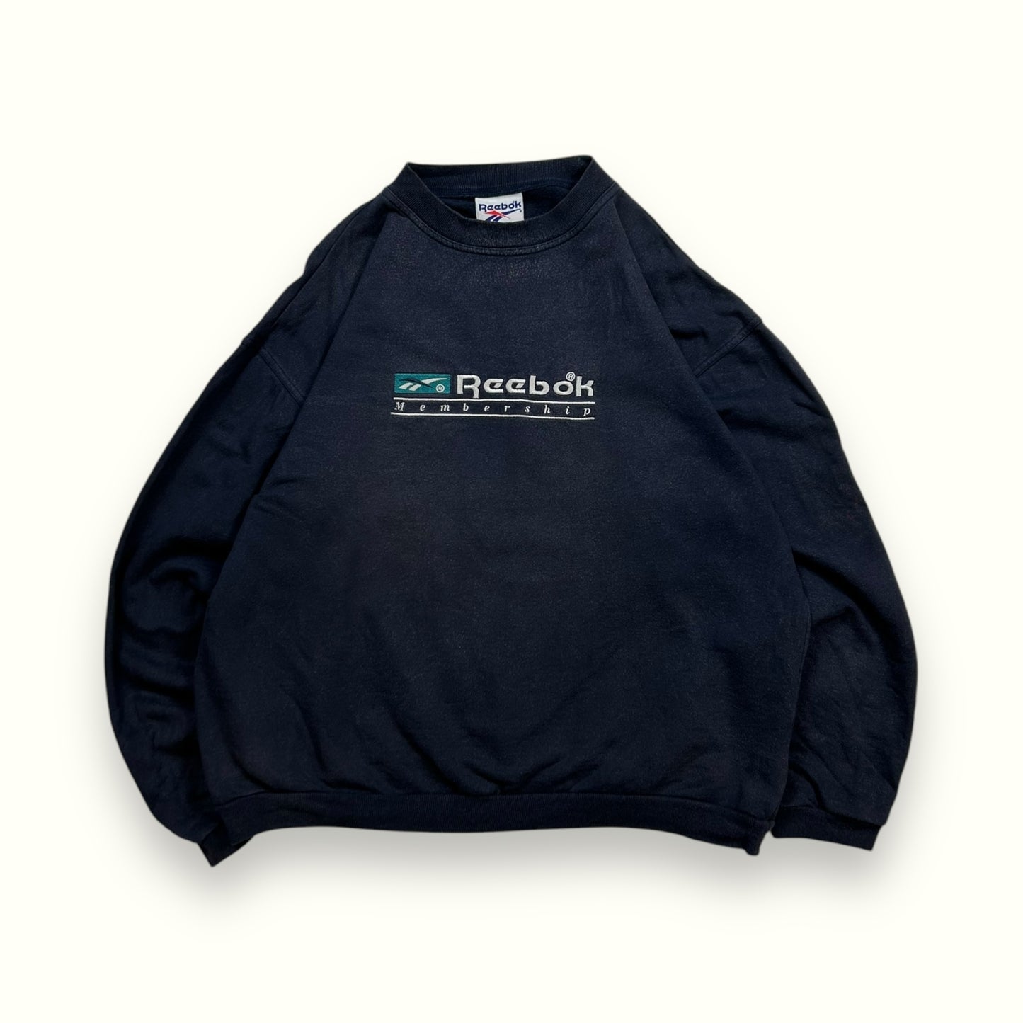 Vintage 90s Reebok membership spell out sweatshirt (L)