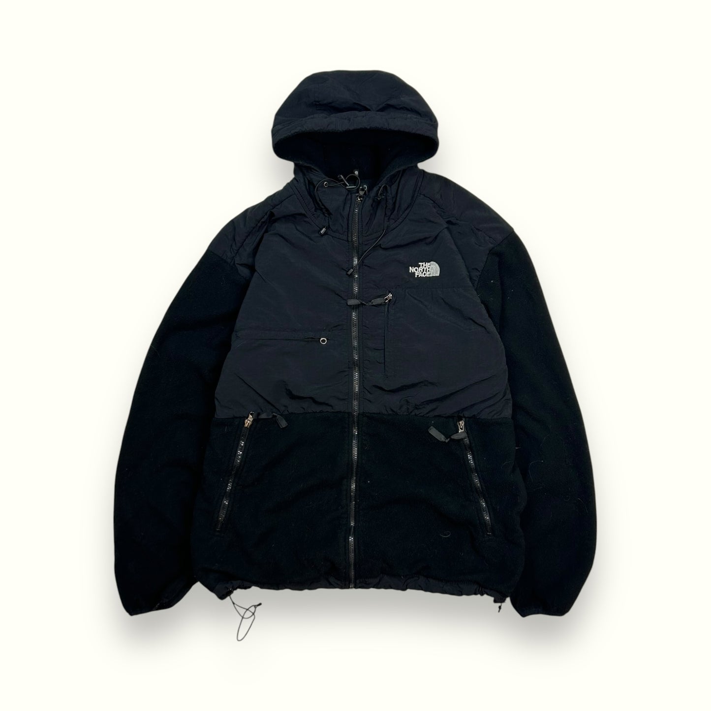 The North Face hooded denali fleece (L)
