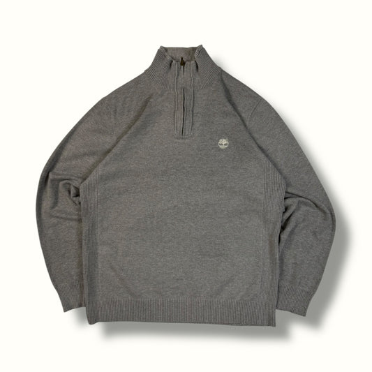 Vintage Timberland quarter zip knit sweater (L)