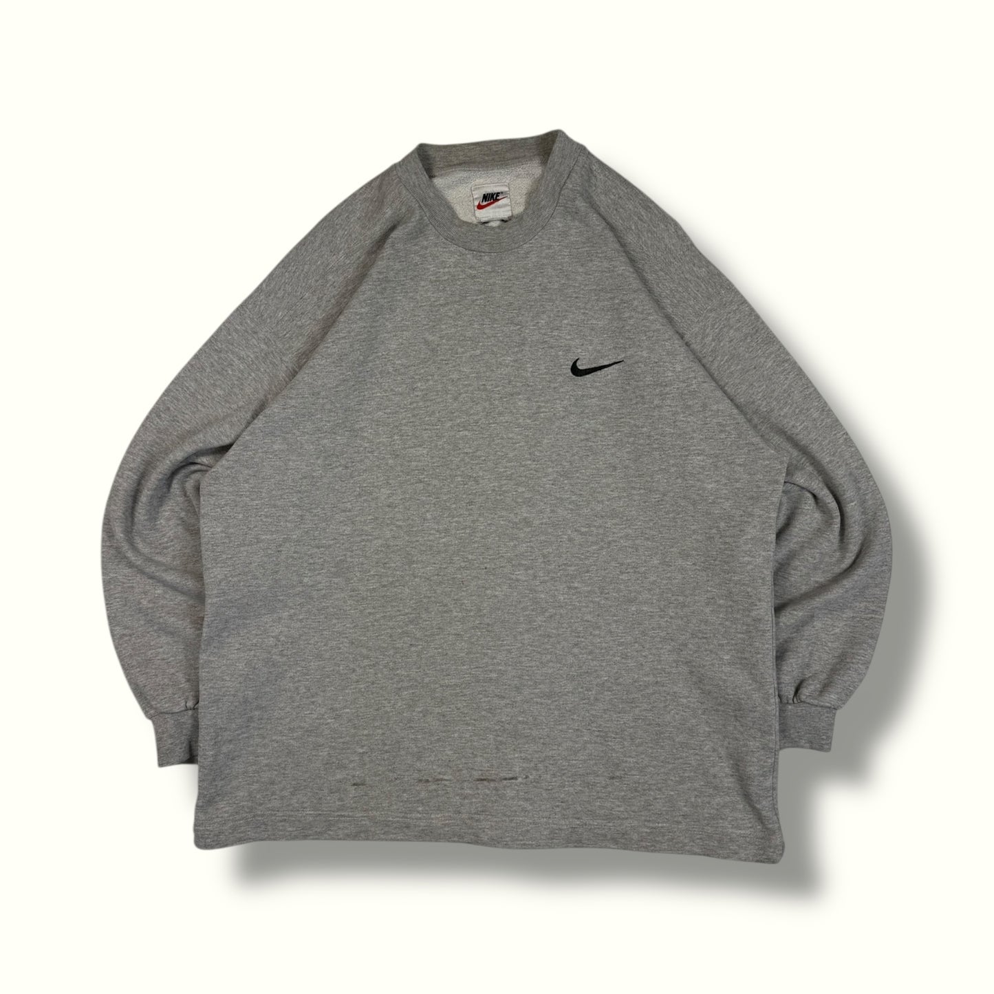 Vintage 90s Nike mini swoosh sweatshirt (XXL)