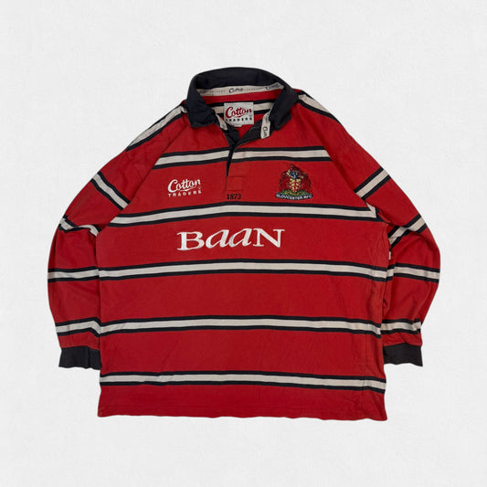 Vintage Gloucester 2002/03 Cotton Traders rugby shirt (XL)