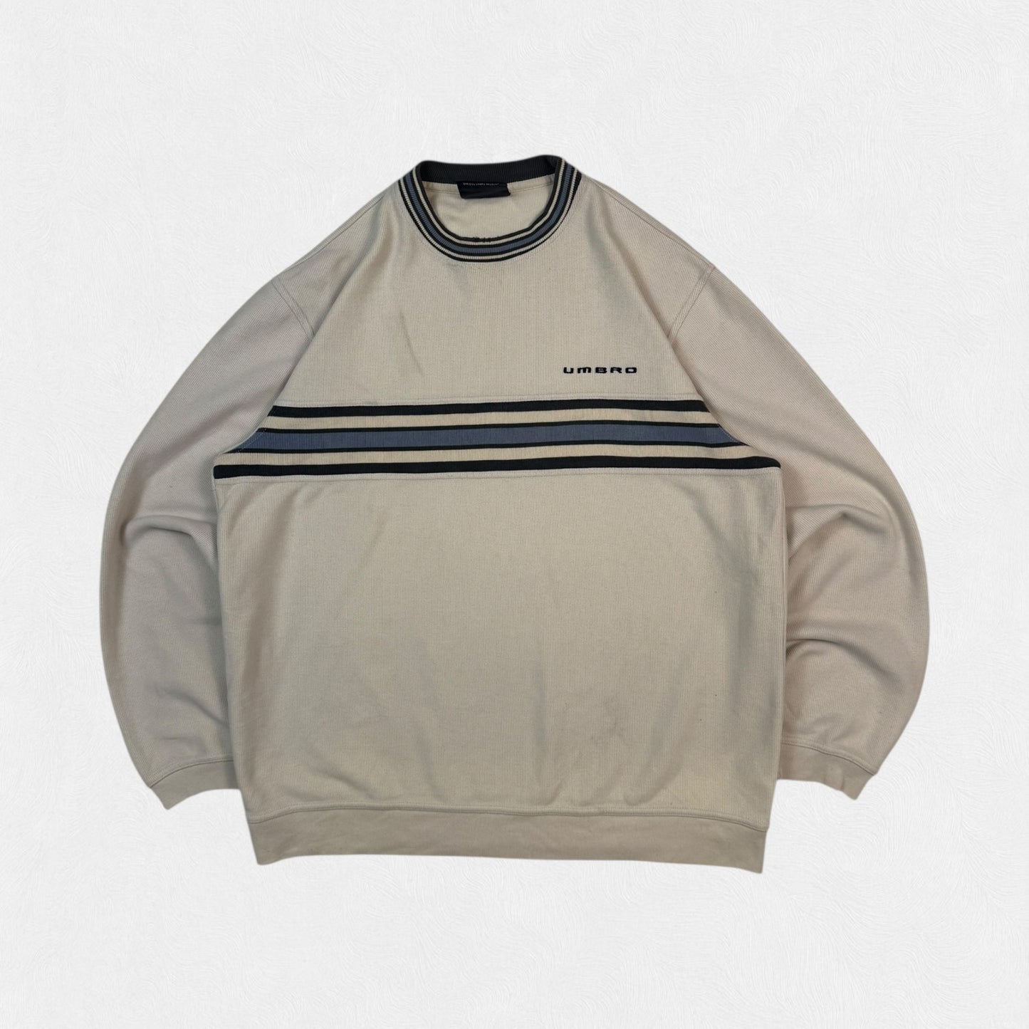 Vintage Umbro striped sweatshirt (L)