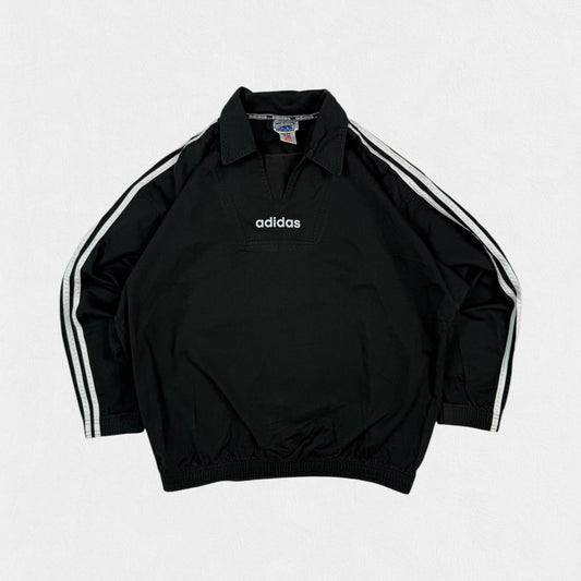 Vintage 90s Adidas football drill top (M)