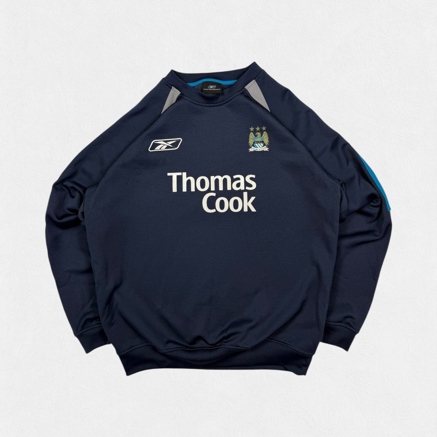 Vintage Manchester City 2004/05 Reebok football sweatshirt (M)