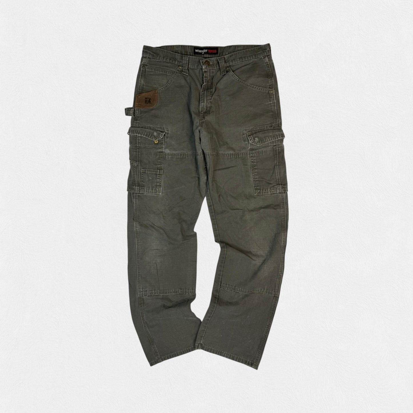 Wrangler Riggs baggy double knee carpenter pants (W34)