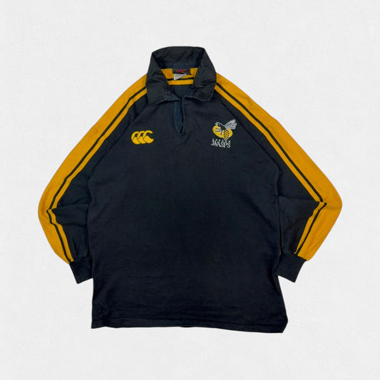 Vintage London Wasps 2001/02 Canterbury rugby union shirt (L)