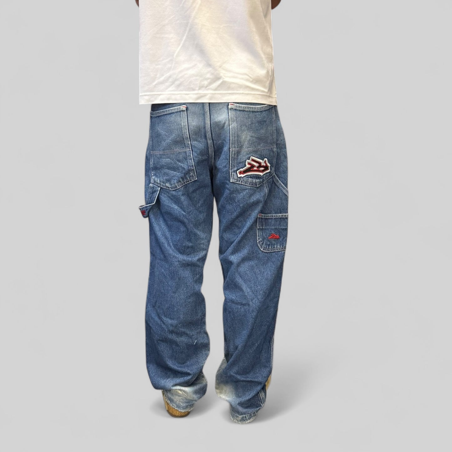 Vintage Y2K Hip Hop baggy carpenter jeans (W34)