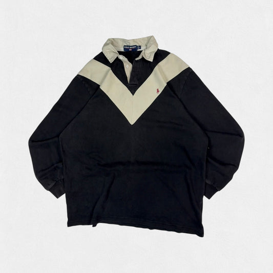 Vintage 90s Polo Sport Ralph Lauren rugby polo shirt (L)
