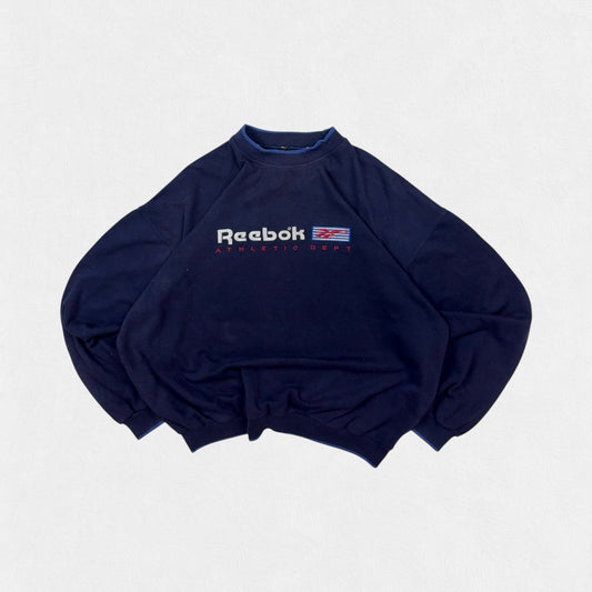 Vintage 90s Reebok athletic dept spell out sweatshirt (M)