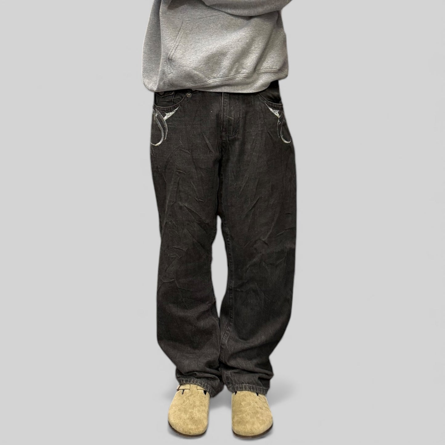 Vintage Y2K baggy hip hop jeans (W34)