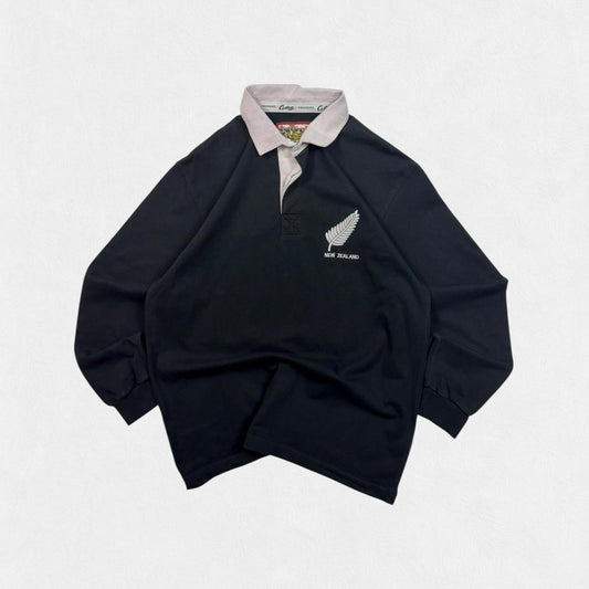 Vintage 90s New Zealand cotton traders rugby shirt (L)