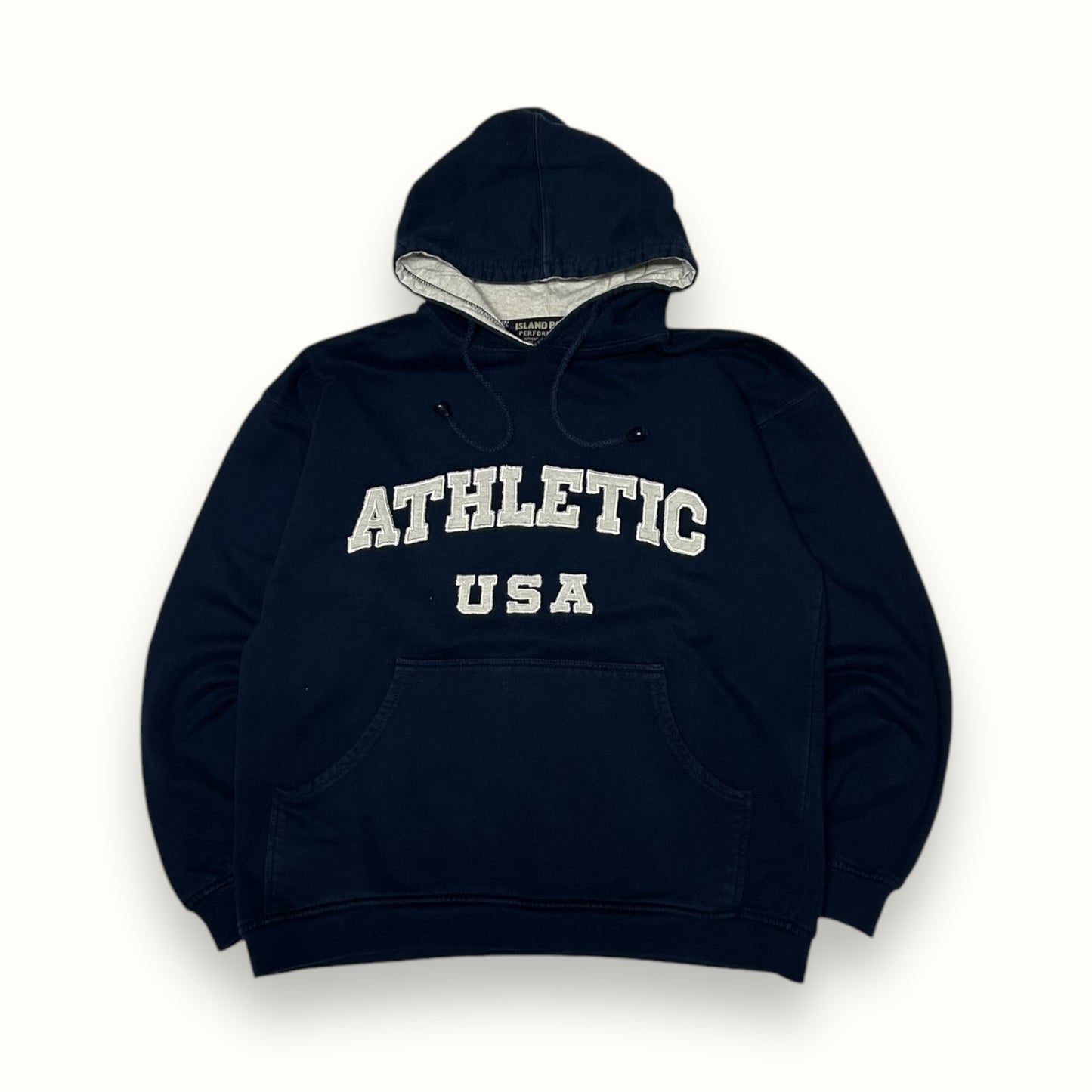 Vintage Athletic USA spell out hoodie (M)