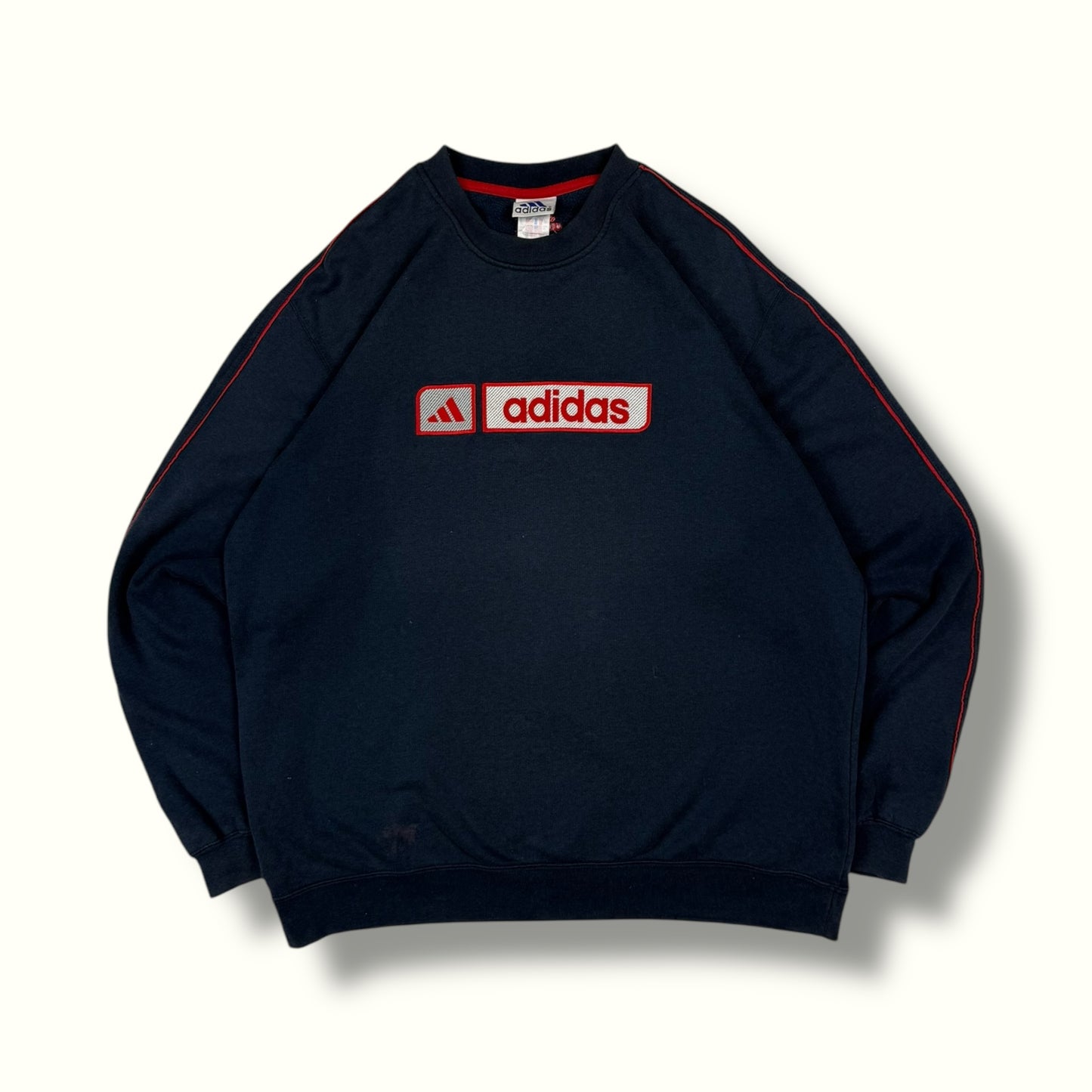 Vintage Adidas spell out sweatshirt (XL)