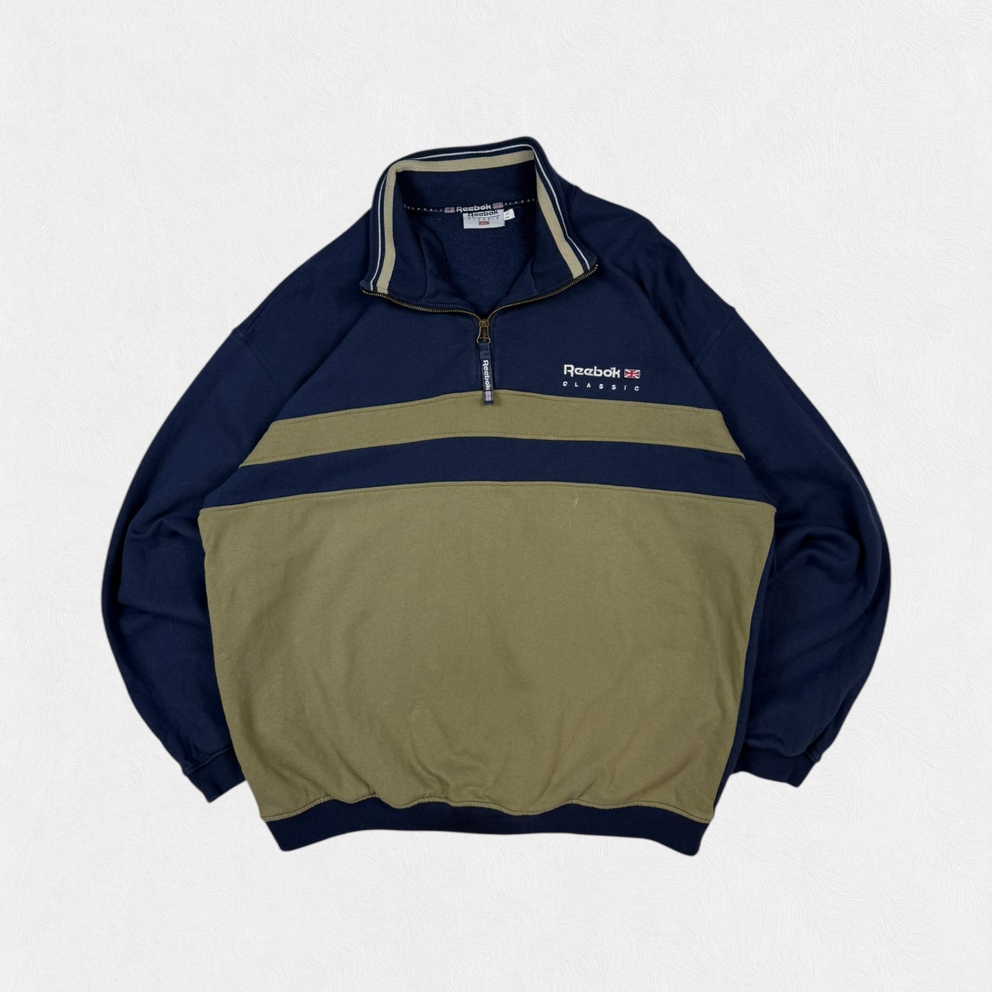 Vintage Reebok classic quarter zip sweatshirt (XL)