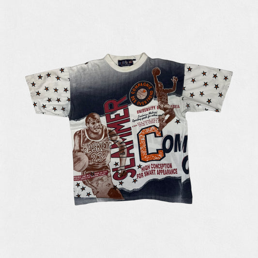 Vintage Overtrend basketball graphic tee (L)