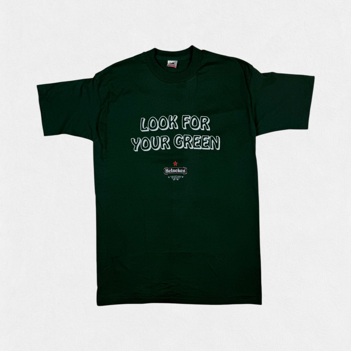 Vintage 90s Heineken beer graphic tee (L)