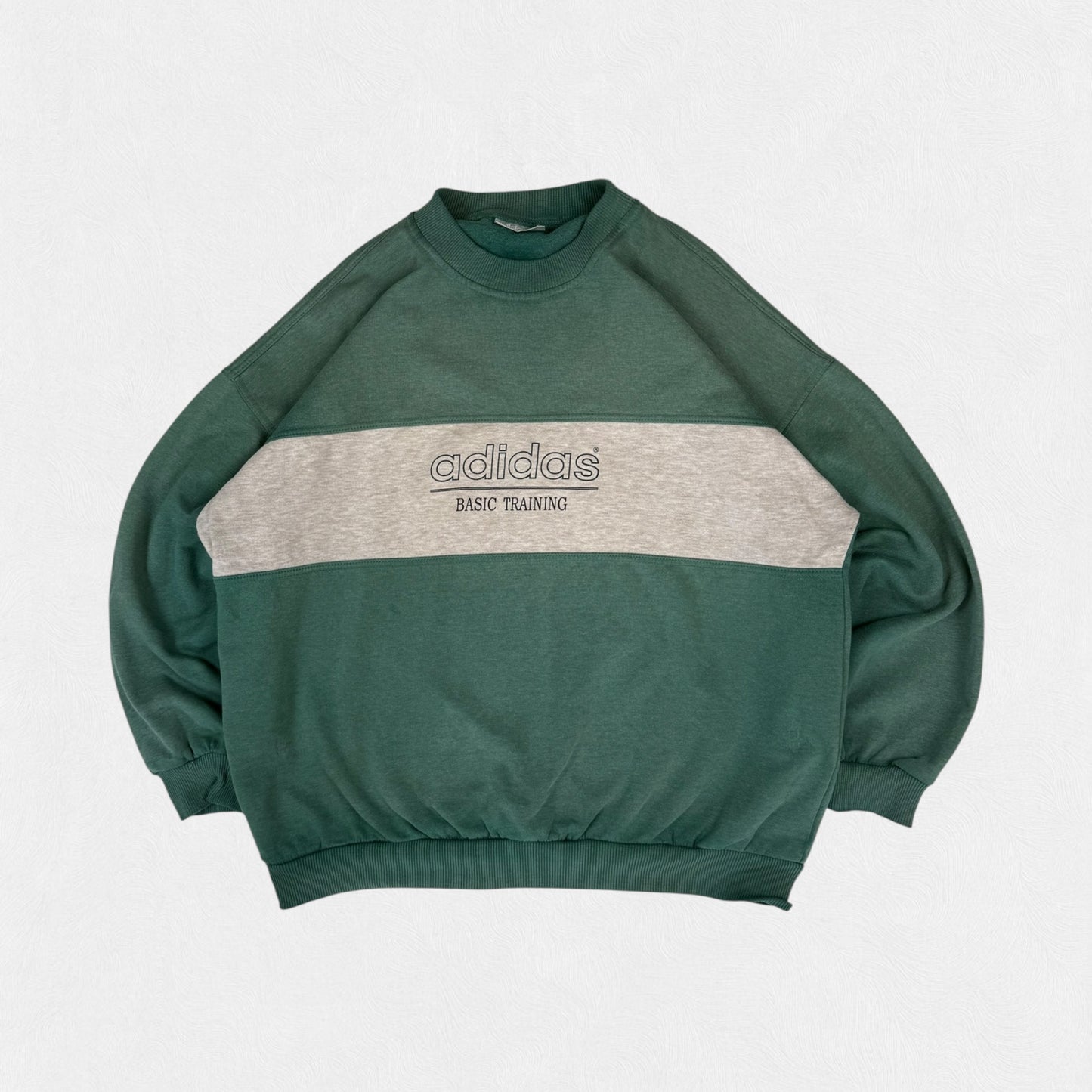 Vintage 90s Adidas spell out sweatshirt (L)