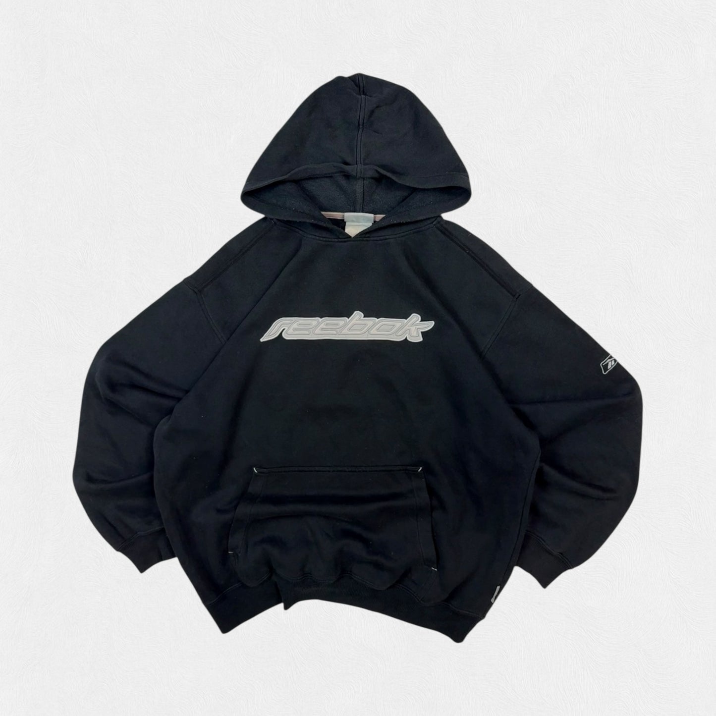 Vintage Reebok spell out hoodie (M)