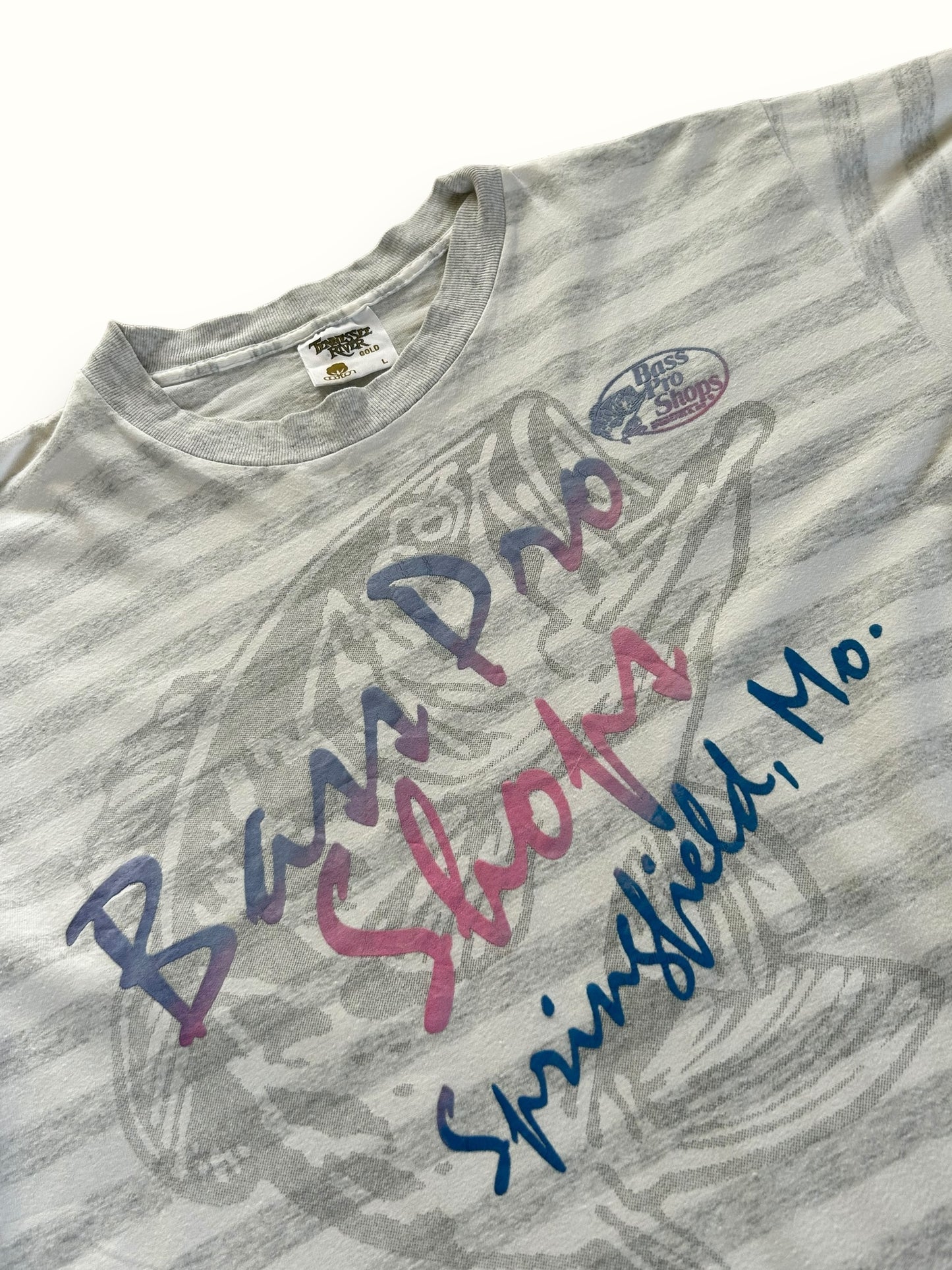 Vintage Bass pro single stitch tee (L)