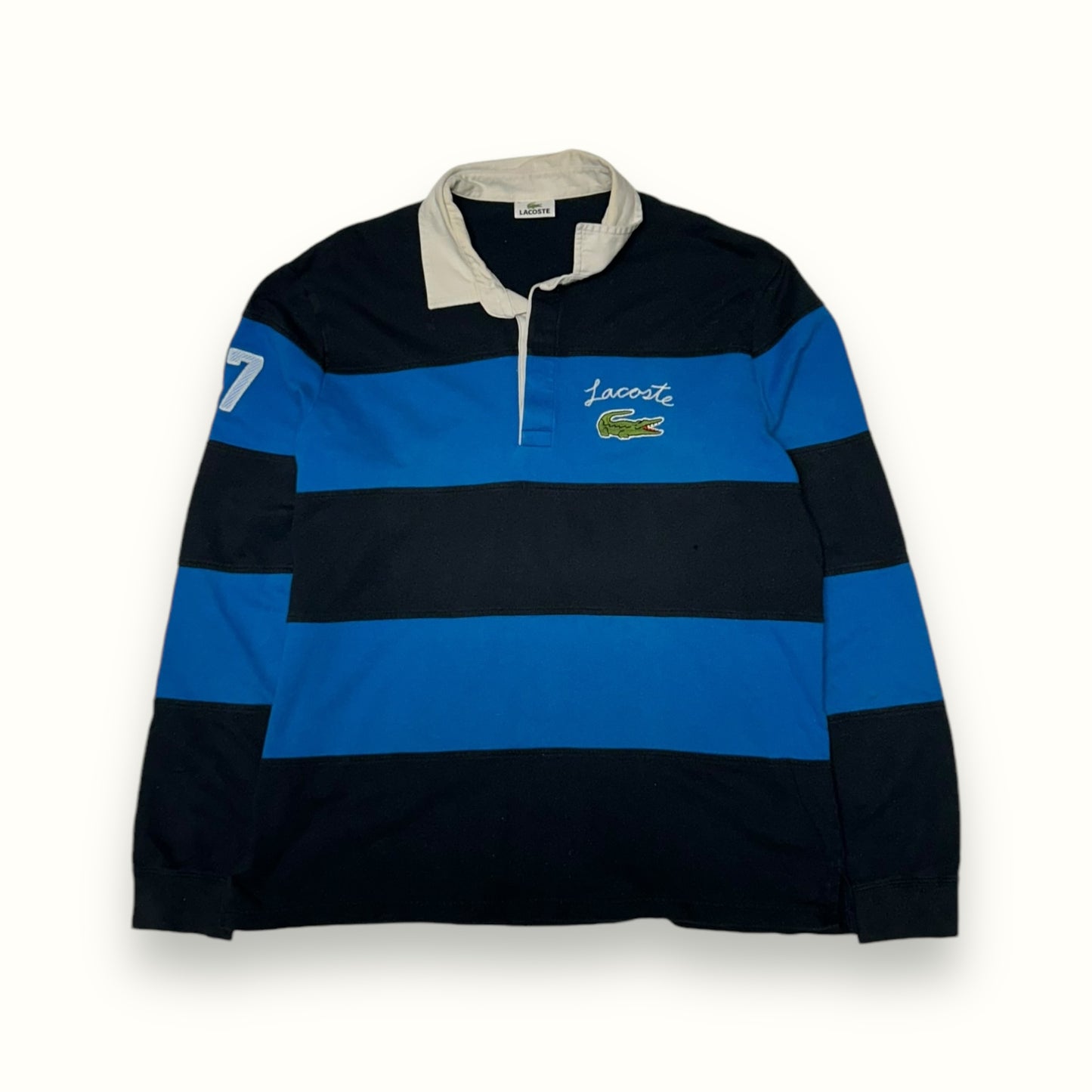 Lacoste striped rugby polo (XL)
