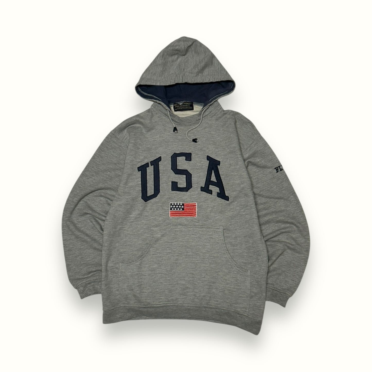 Vintage USA spell out hoodie (XL)