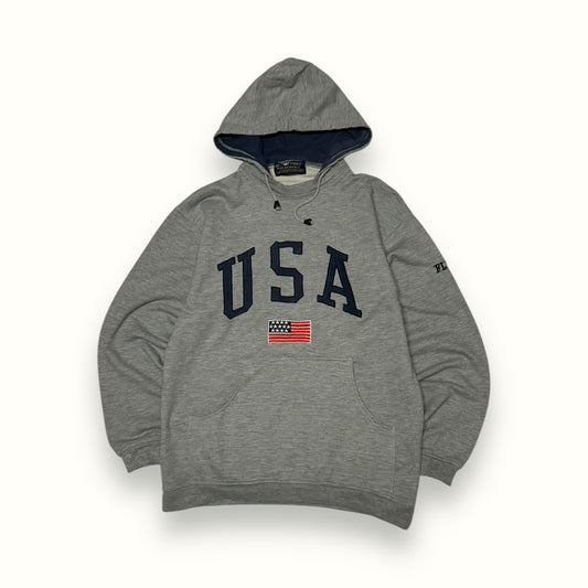 Vintage USA spell out hoodie (XL)