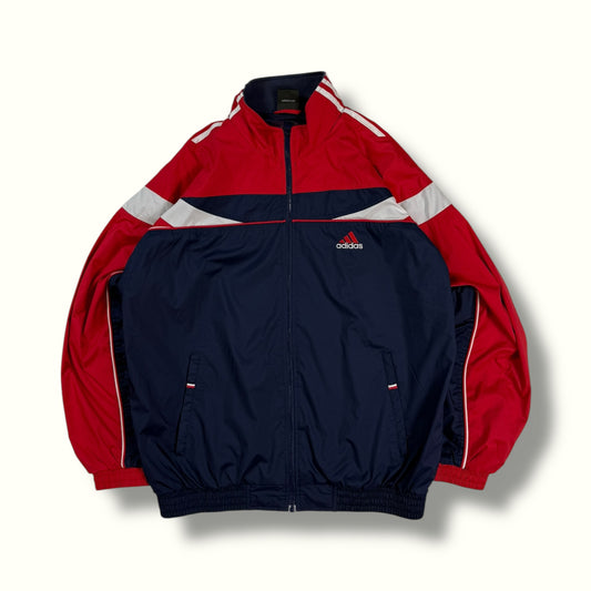 Vintage Adidas colour block track jacket (XL)