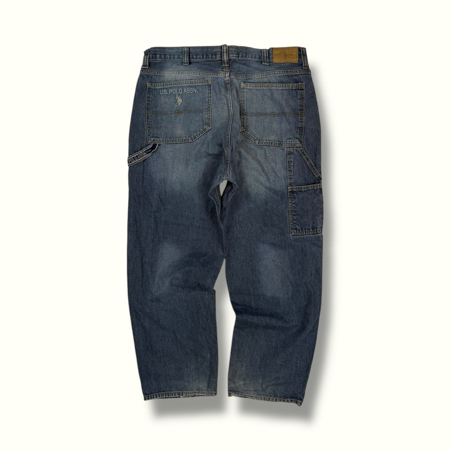Vintage US Polo ASSN baggy carpenter jeans (W36)