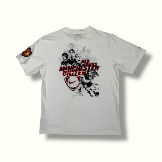 Vintage Nike Manchester United football graphic tee (M)