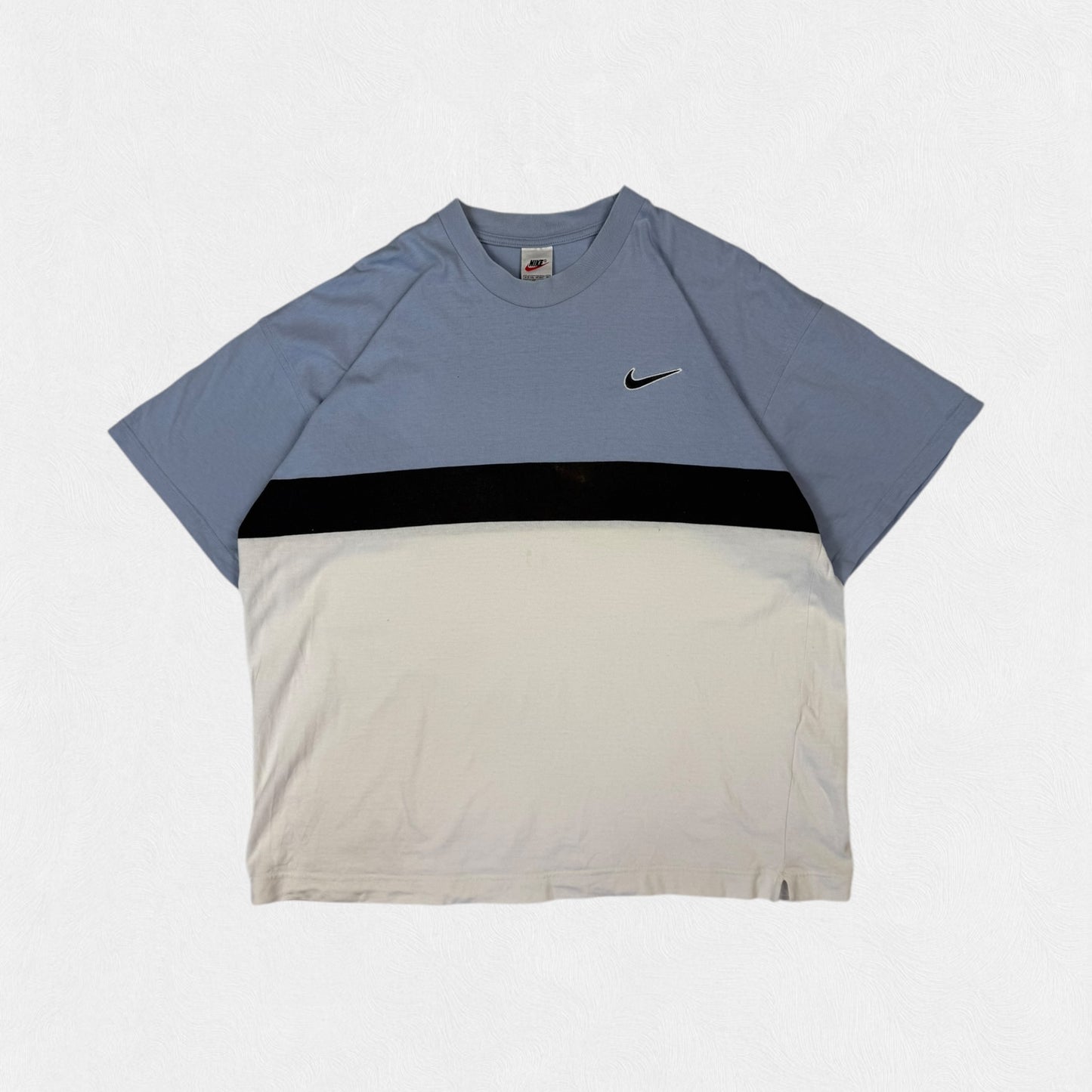 Vintage 90s Nike colour block tee (XXL)