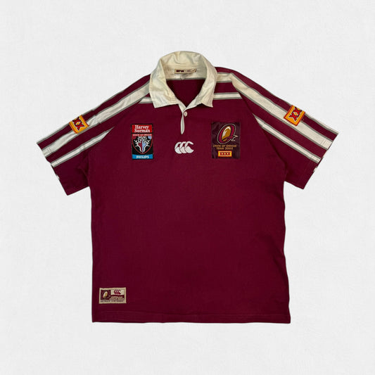 Vintage Queensland state of origin 2003 Canterbury rugby league shirt (XL)