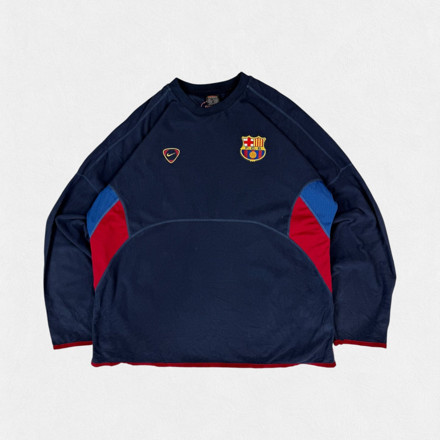 Vintage Barcelona 2000/01 Nike football fleece sweatshirt (L)
