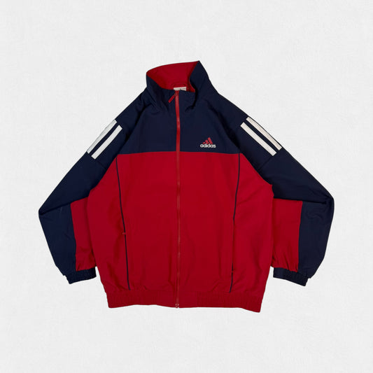 Vintage Adidas colour block track jacket (L)