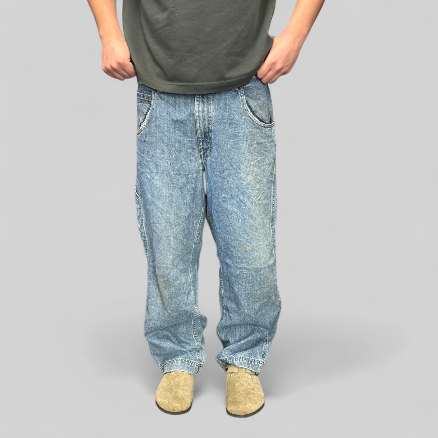 Vintage Eddie Bauer baggy carpenter jeans (W36)