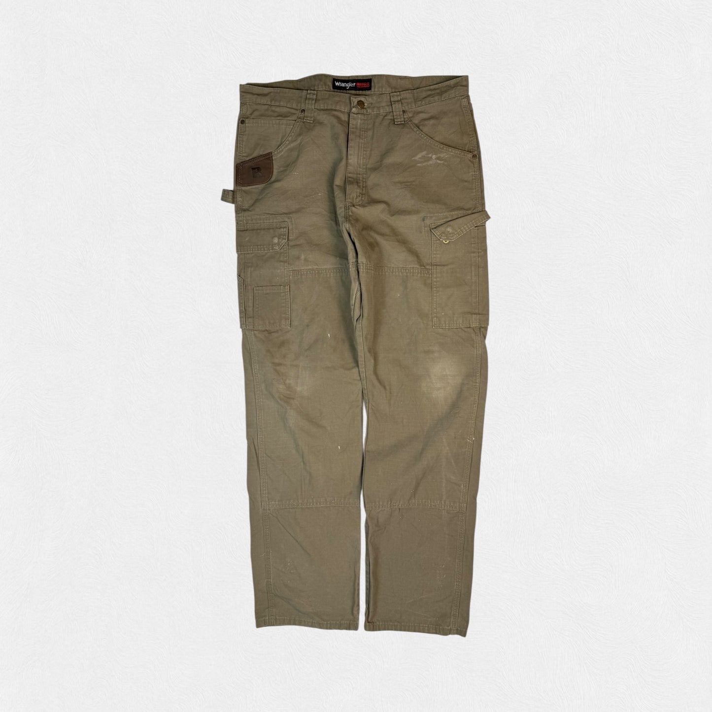 Wrangler Riggs baggy double knee carpenter pants (W38)