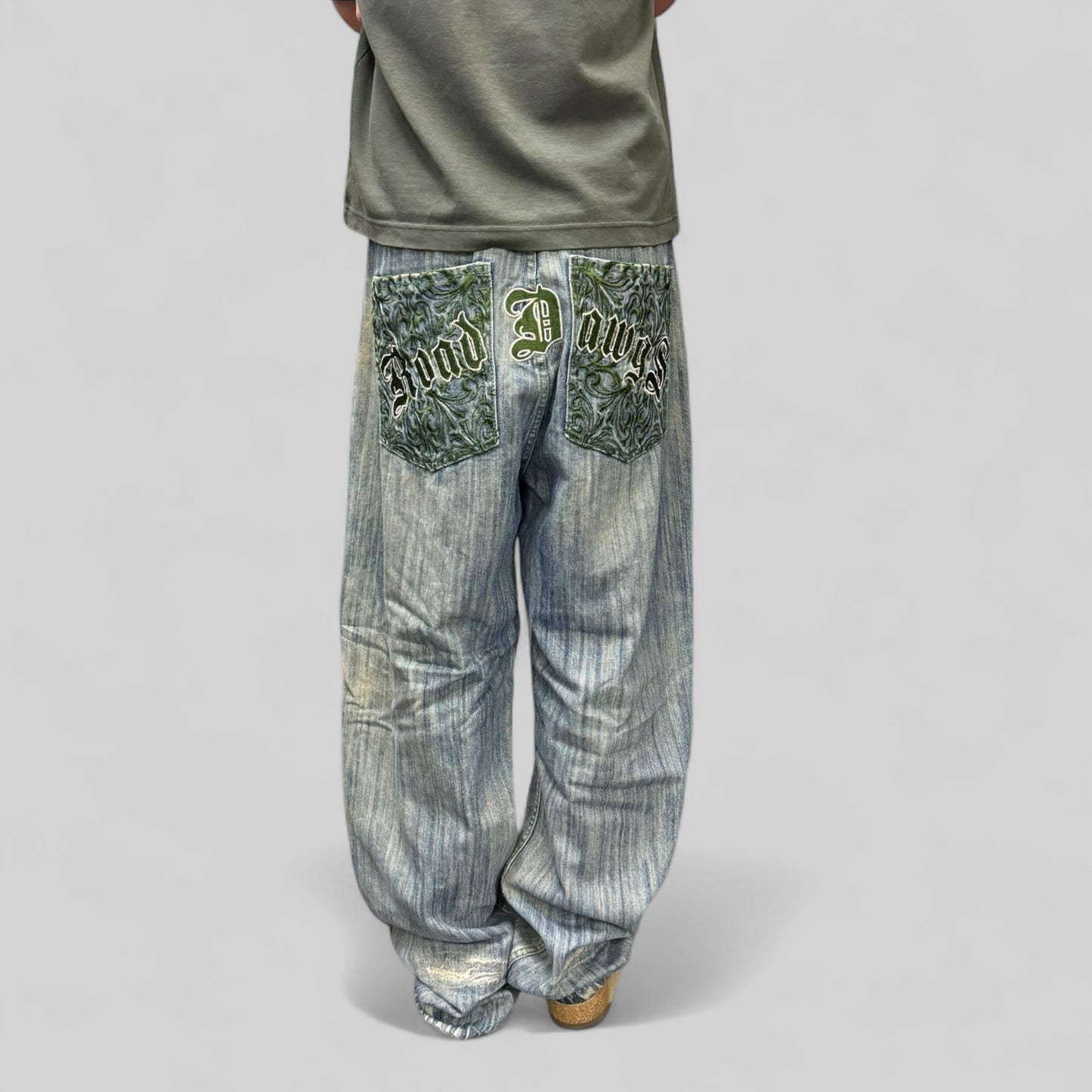 Vintage Y2K baggy hip hop jeans (W38)