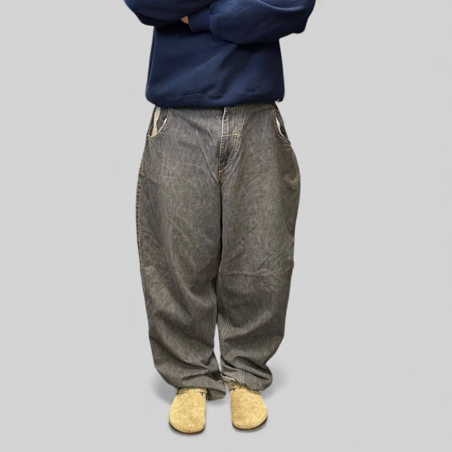 Vintage Y2K baggy hip hop Jeans (W40)