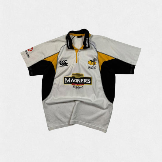 Vintage London Wasps 2007/08 Canterbury rugby shirt (M)