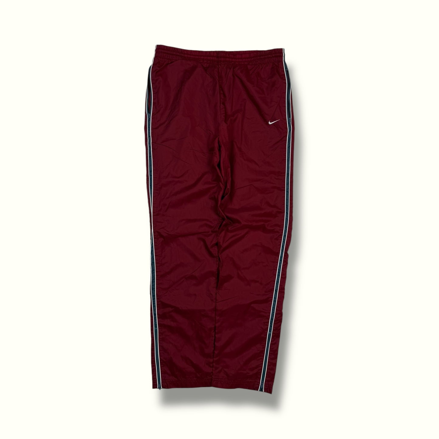 Vintage Nike side stripe track pants (M)